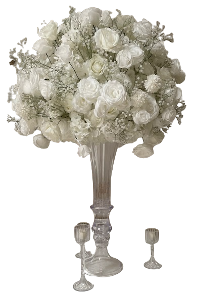 Vase transparent plexiglas 80cm