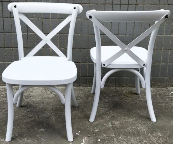 Chaise Baby Cross blanche, modèle enfant