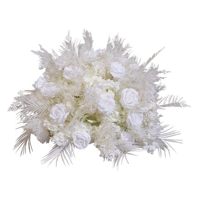 Boule de fleurs blanches 60cm