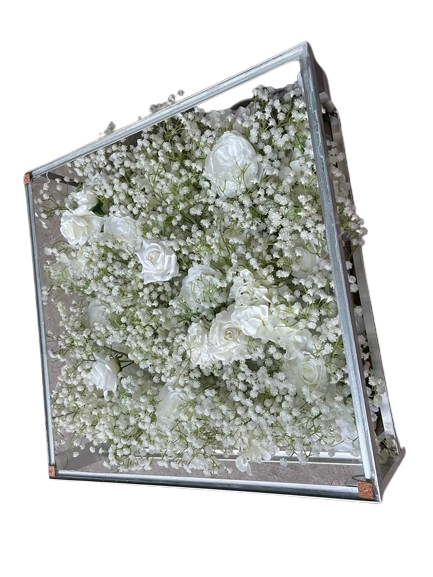 Plaque de fleurs pour podium lumineux