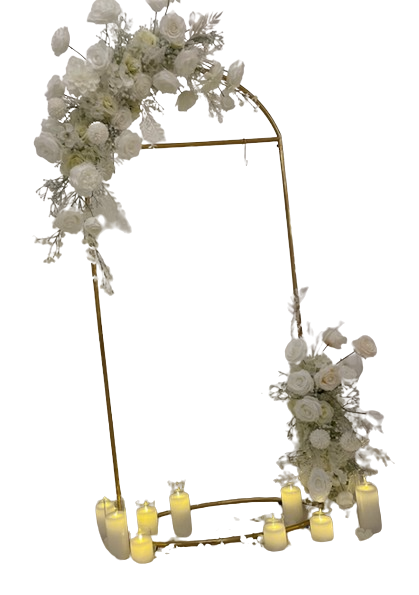 Panneau de bienvenue ou plan de table fleuri